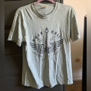 Crew Neck Graphic T-Shirt, Size M